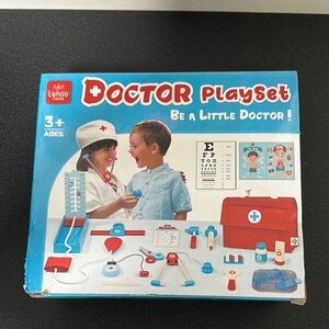 Doctor PlaySet for Kids - Red and Blue